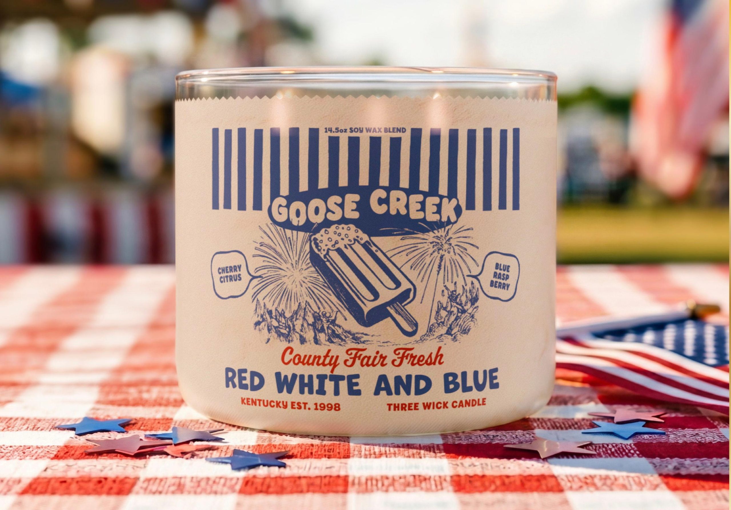 Candle product banner